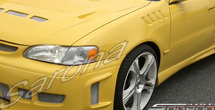 Custom 00-02 Corolla Fender # 121-15  Sedan Fenders (1998 - 2002) - $369.00 (Manufacturer Sarona, Part #TY-001-FD)